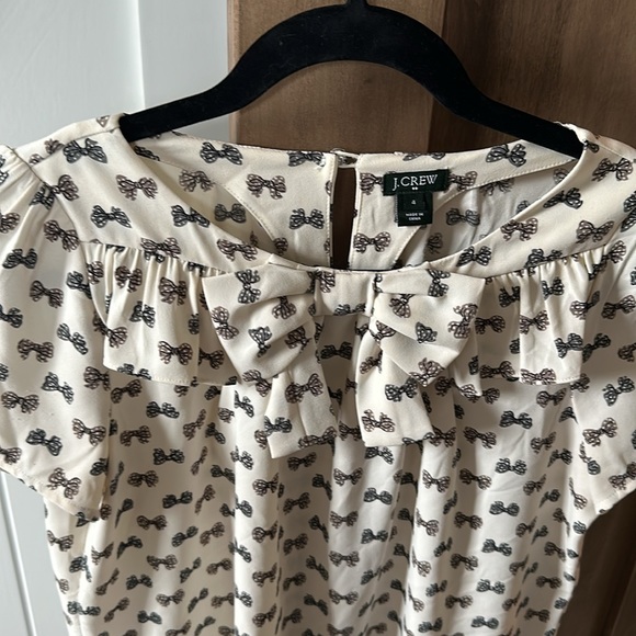 J. Crew Bow Blouse - Picture 6 of 12